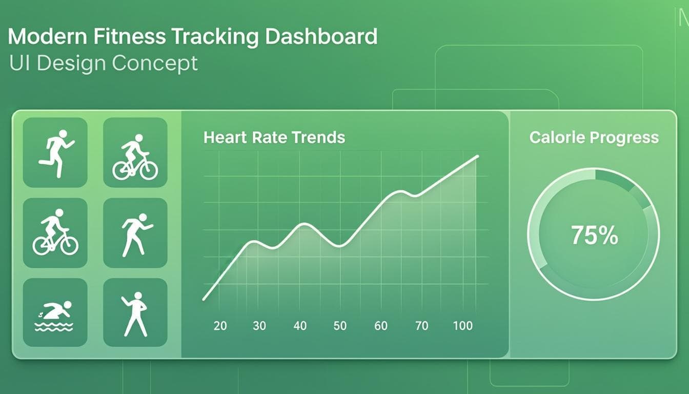 Fitness Tracker App mobile apps portfolio preview by CodeOrbit