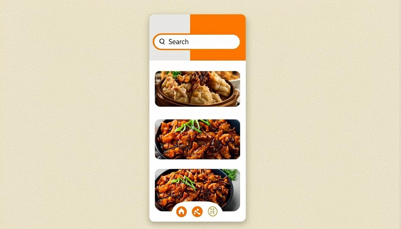 Foodie Restaurant App mobile apps portfolio preview by CodeOrbit