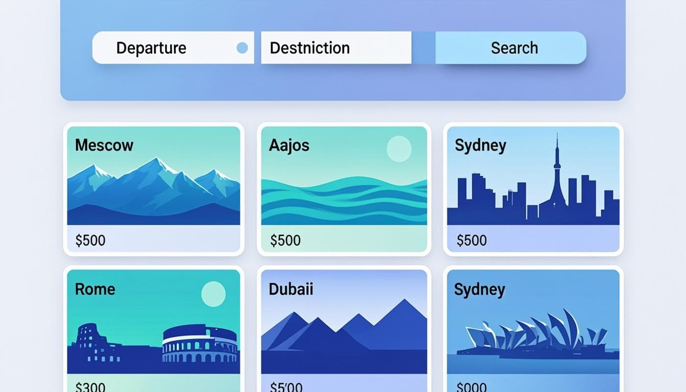 Travel Booking Portal websites portfolio preview by CodeOrbit